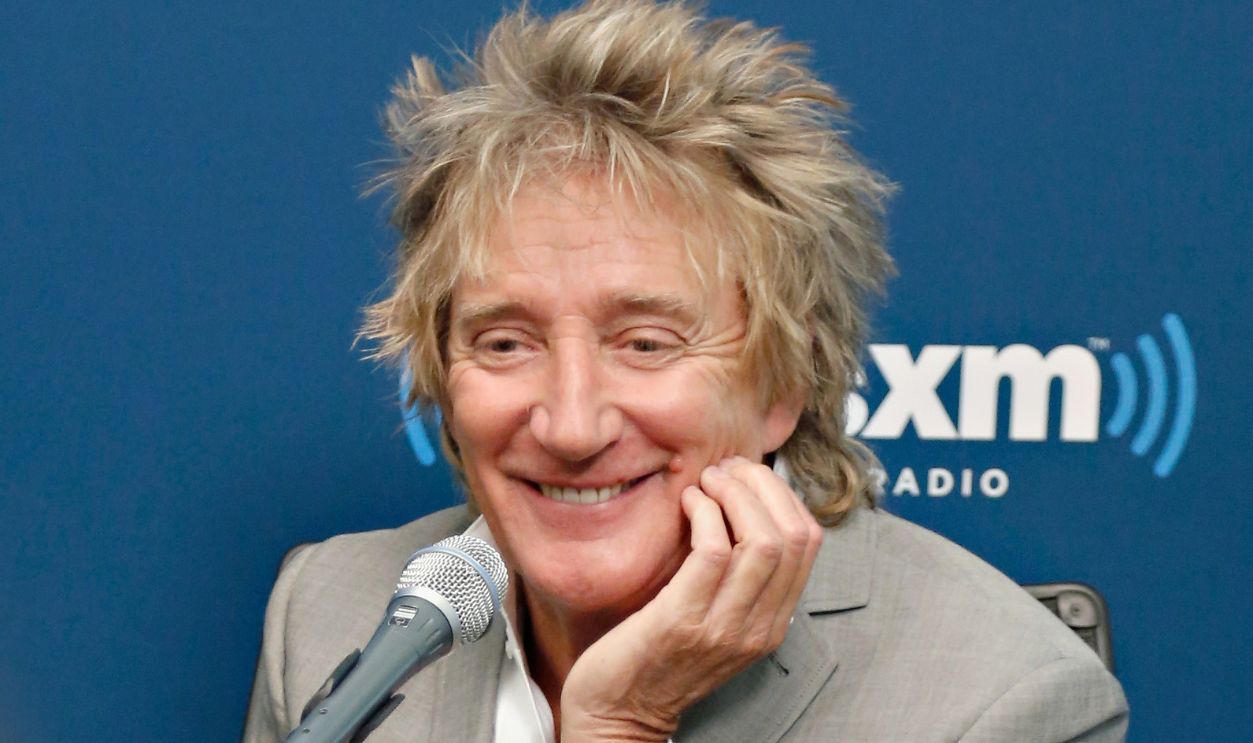 Rod Stewart takes part in SiriusXM's Town Hall with Rod Stewart at SiriusXM Studios on May 13, 2013 in New York City.