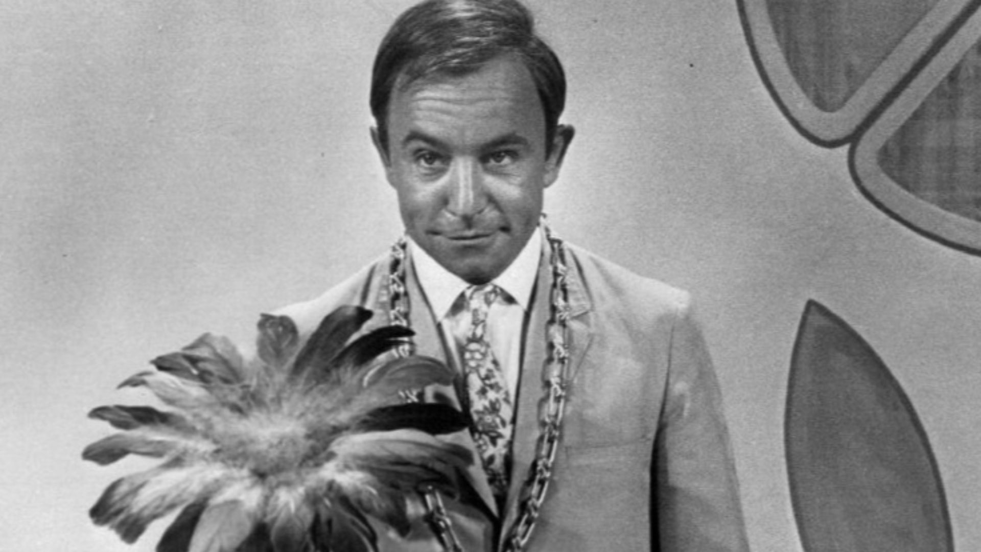 Photo of Henry Gibson as he sometimes appeared on Rowan and Martin's Laugh-In.