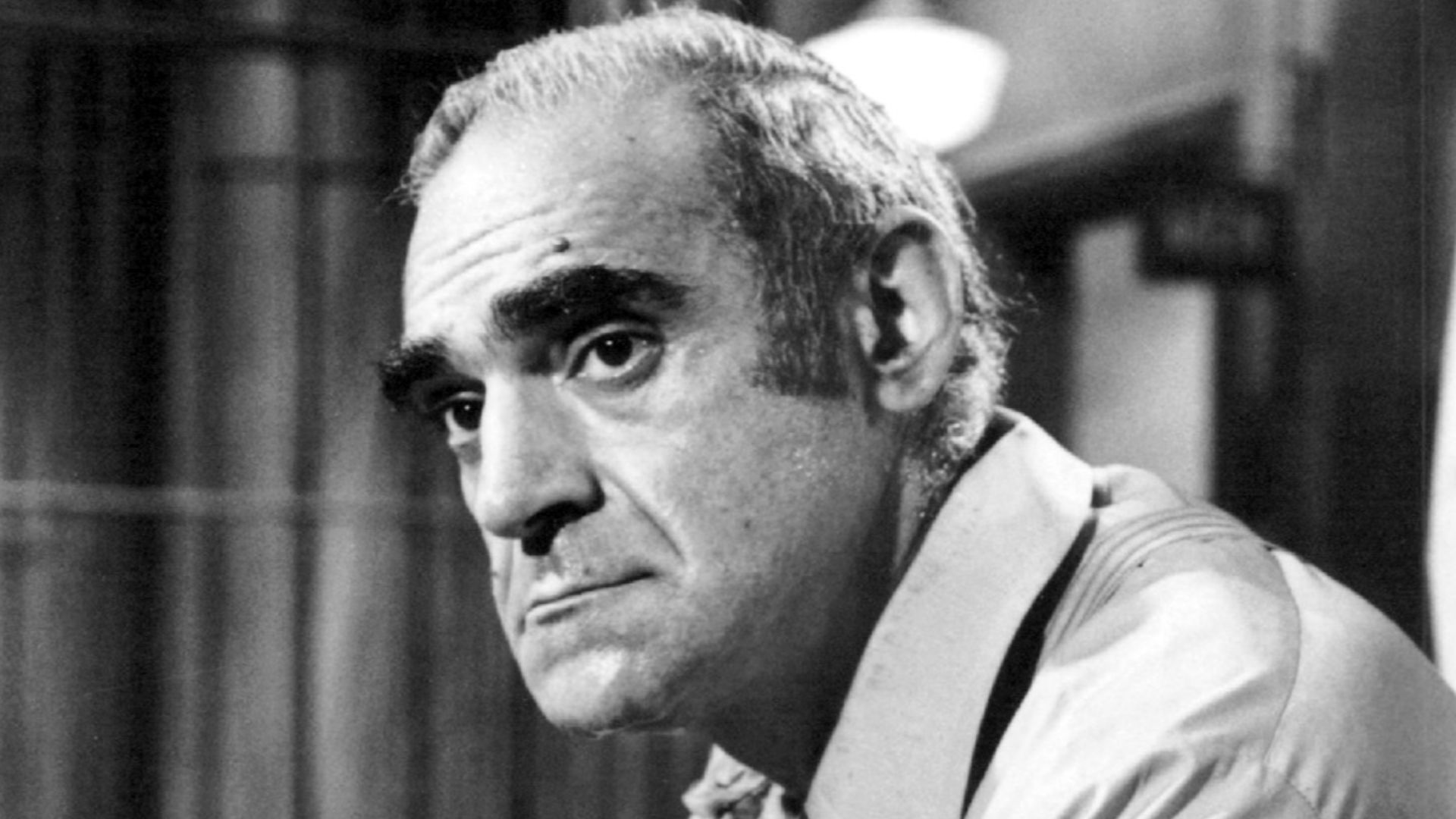 Photo of Abe Vigoda as Detective Phil Fish from the television program Barney Miller.