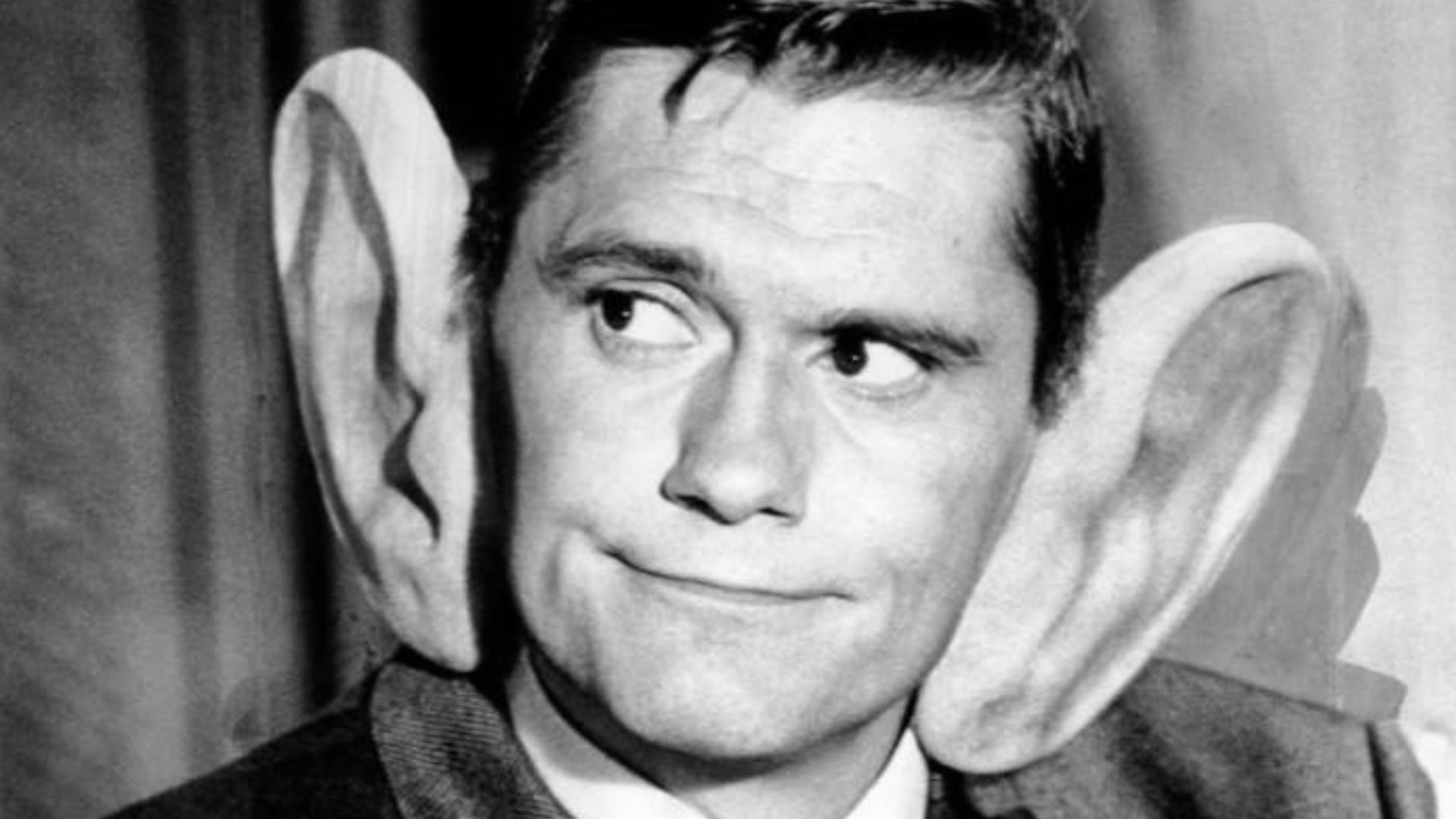 Photo of Dick York from the television program Bewitched.  In the episode,