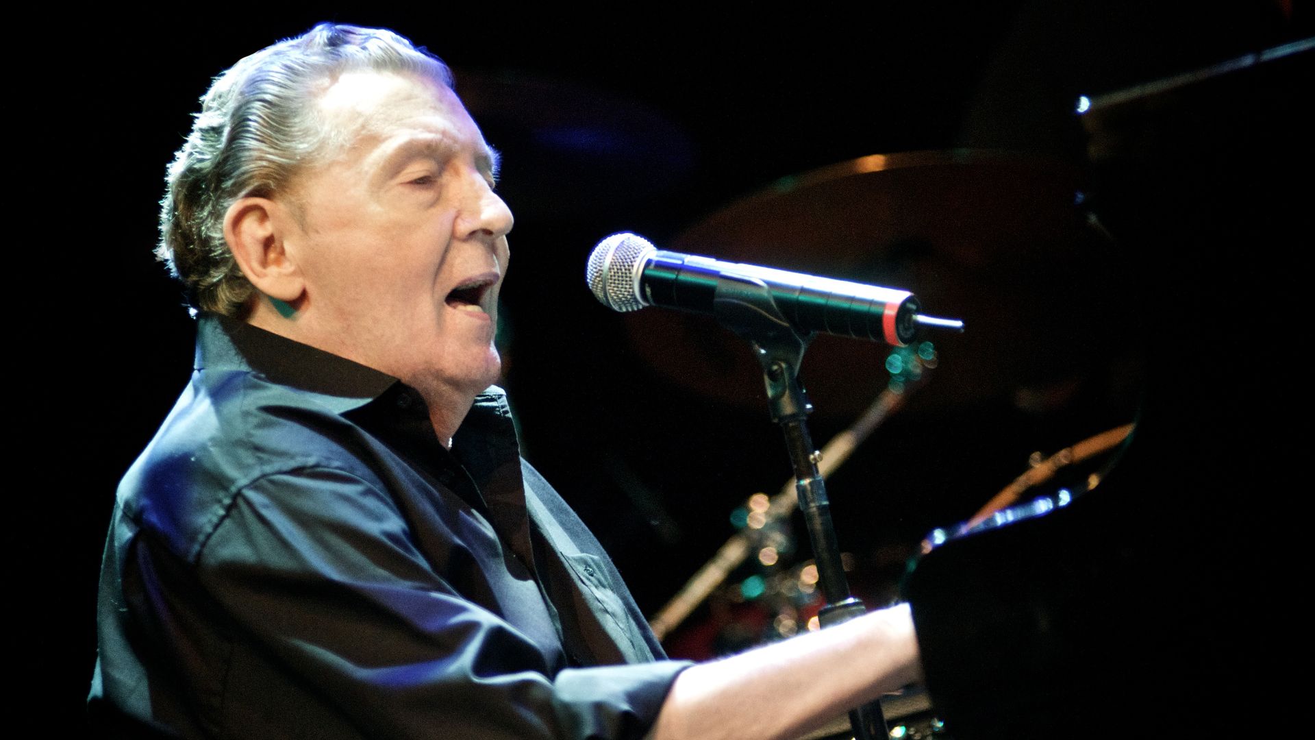Jerry Lee Lewis in Credicard Hall, São Paulo, Brazil.