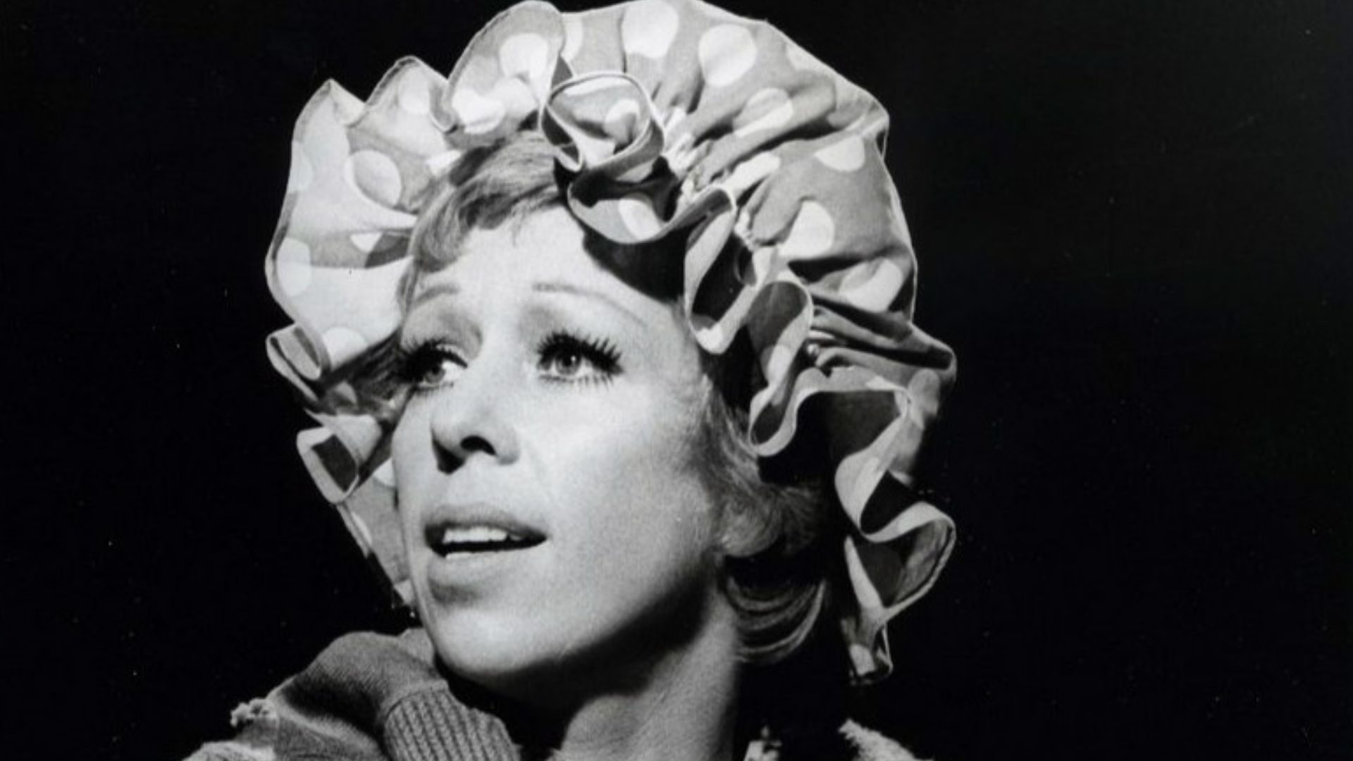 Photo of Carol Burnett as the charwoman character from the television program The Carol Burnett Show.