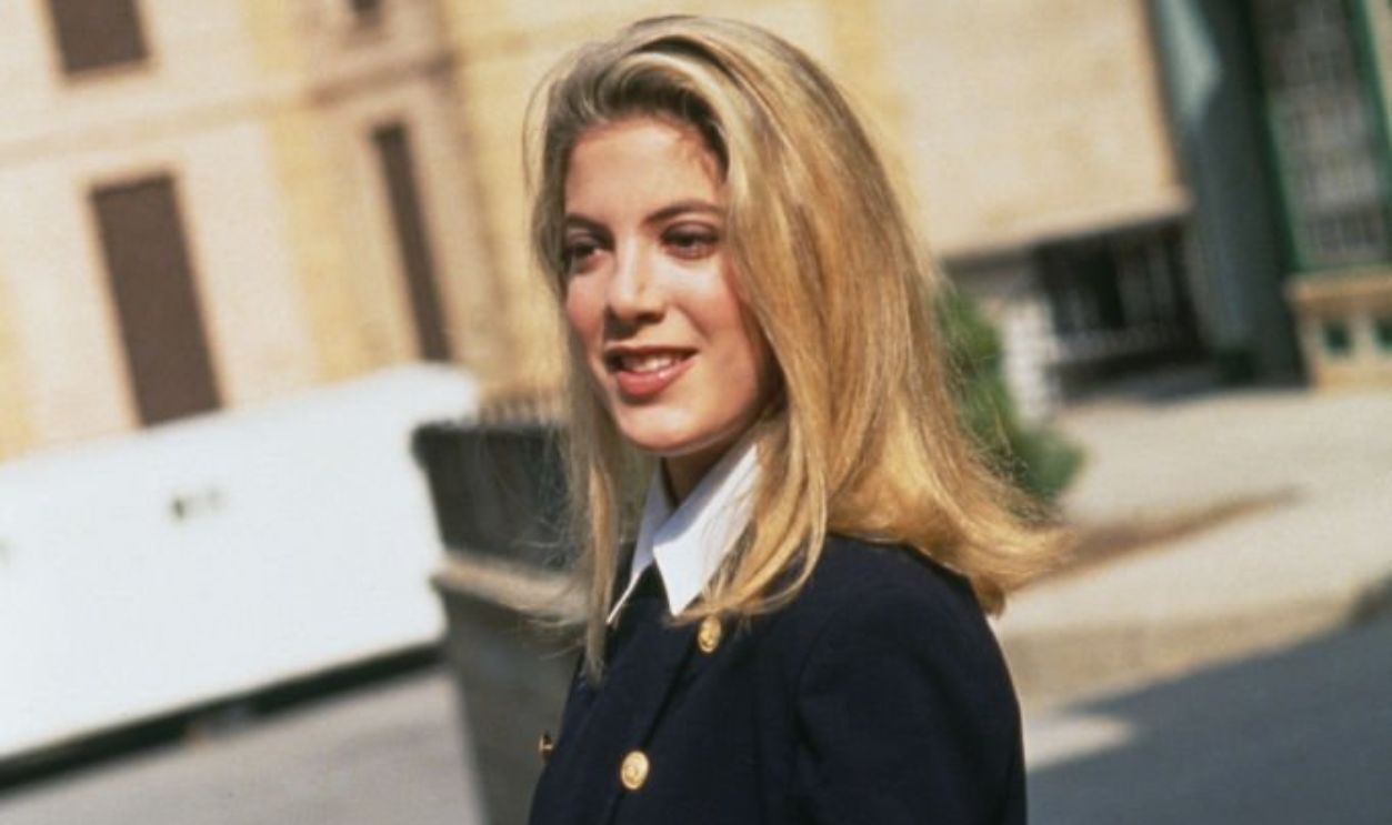 L'actrice américaine Tori Spelling, vedette de la série télévisé