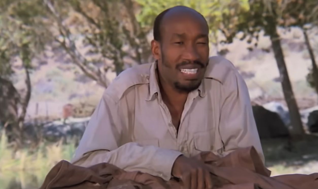 Screenshot from Roar (1981)