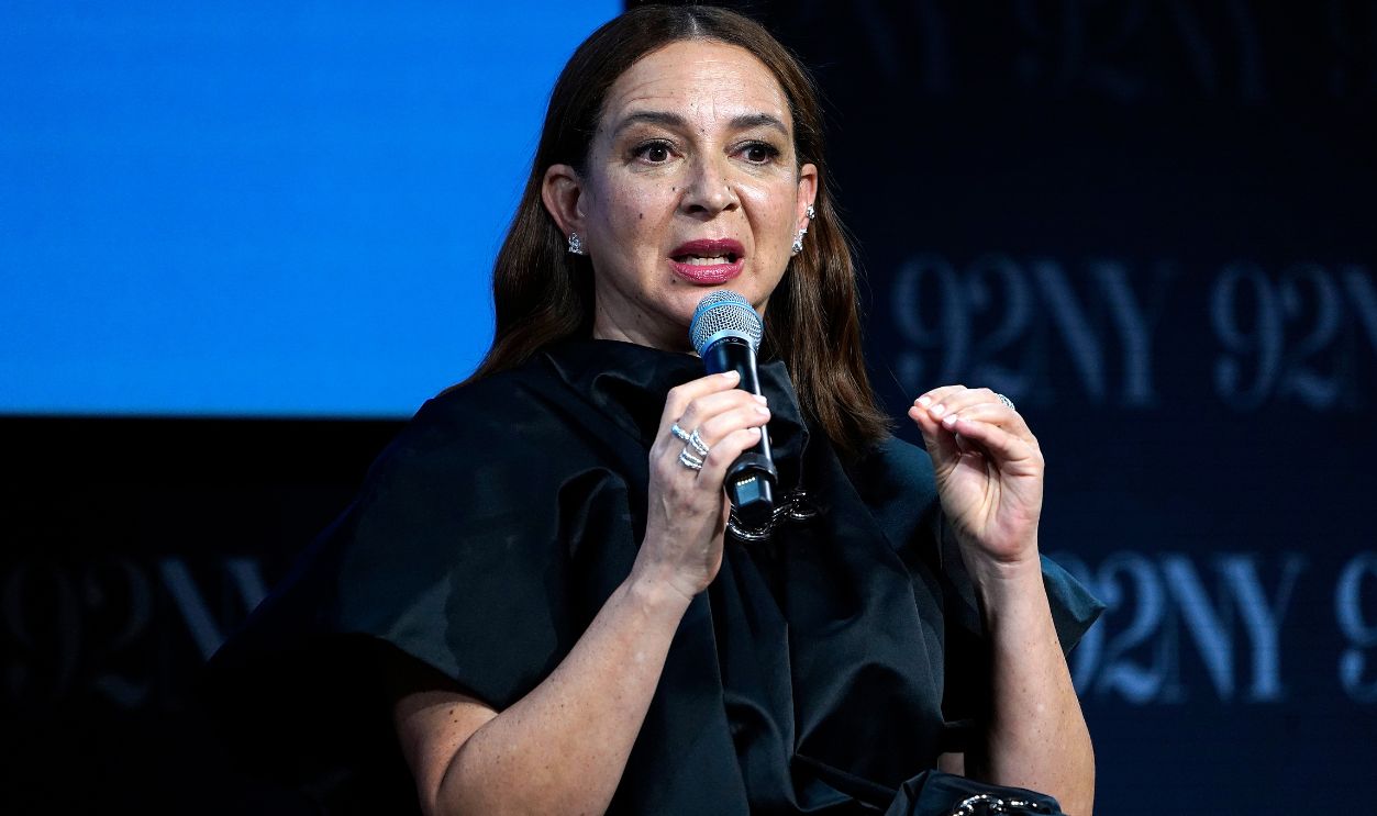 NEW YORK, NEW YORK - OCTOBER 08: Maya Rudolph speaks Apple TV+'s "Loot" advance screening and conversation at 92NY on October 08, 2025 in New York City.