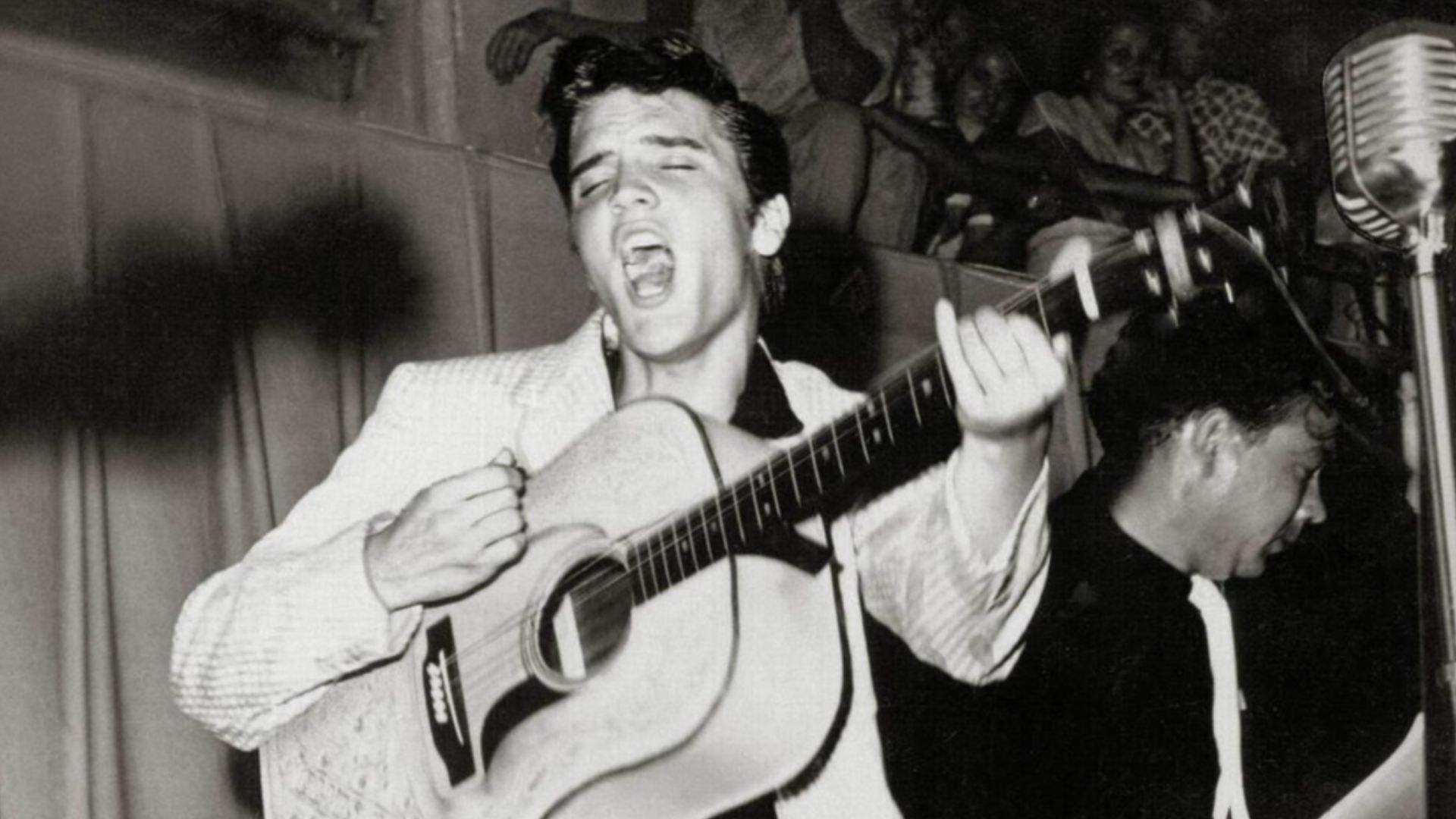 Elvis Presley in 1955.