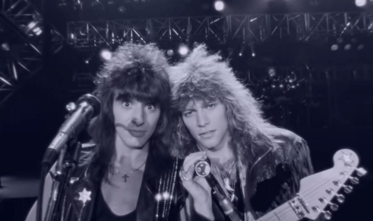 Screenshot from Livin’ on a Prayer, Mercury Records (1986)