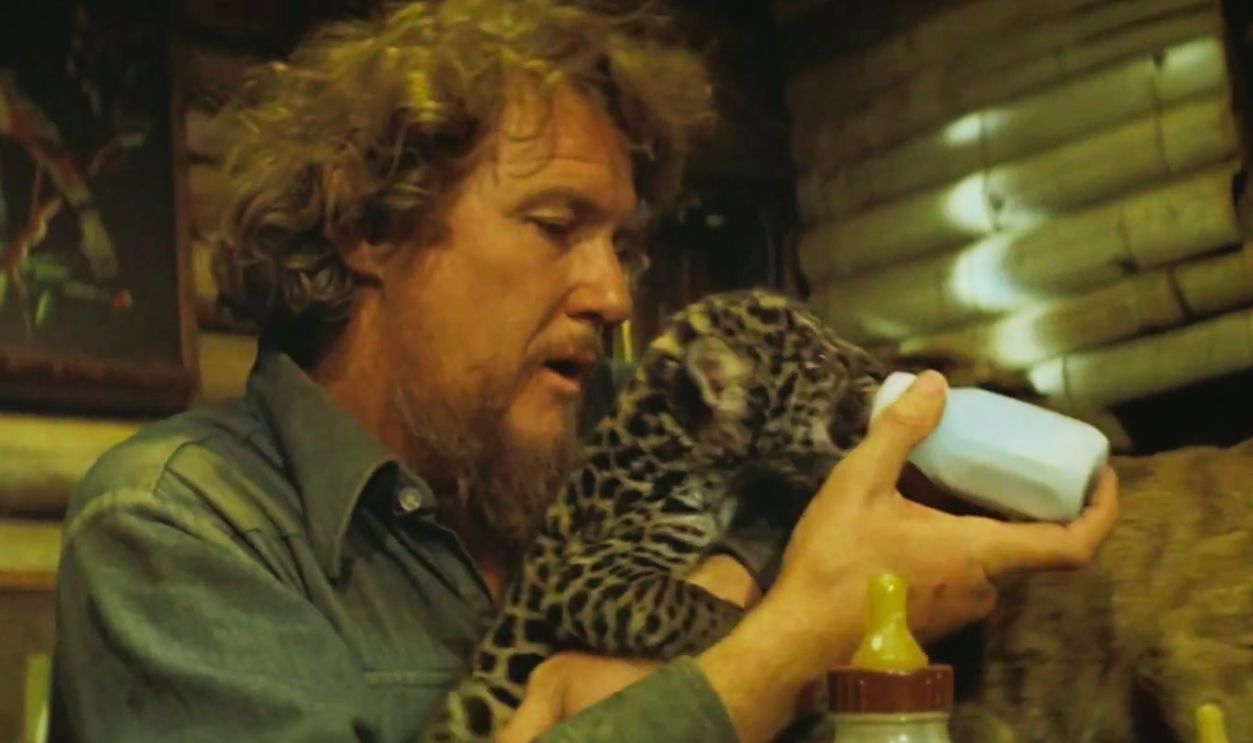 Screenshot from Roar (1981)