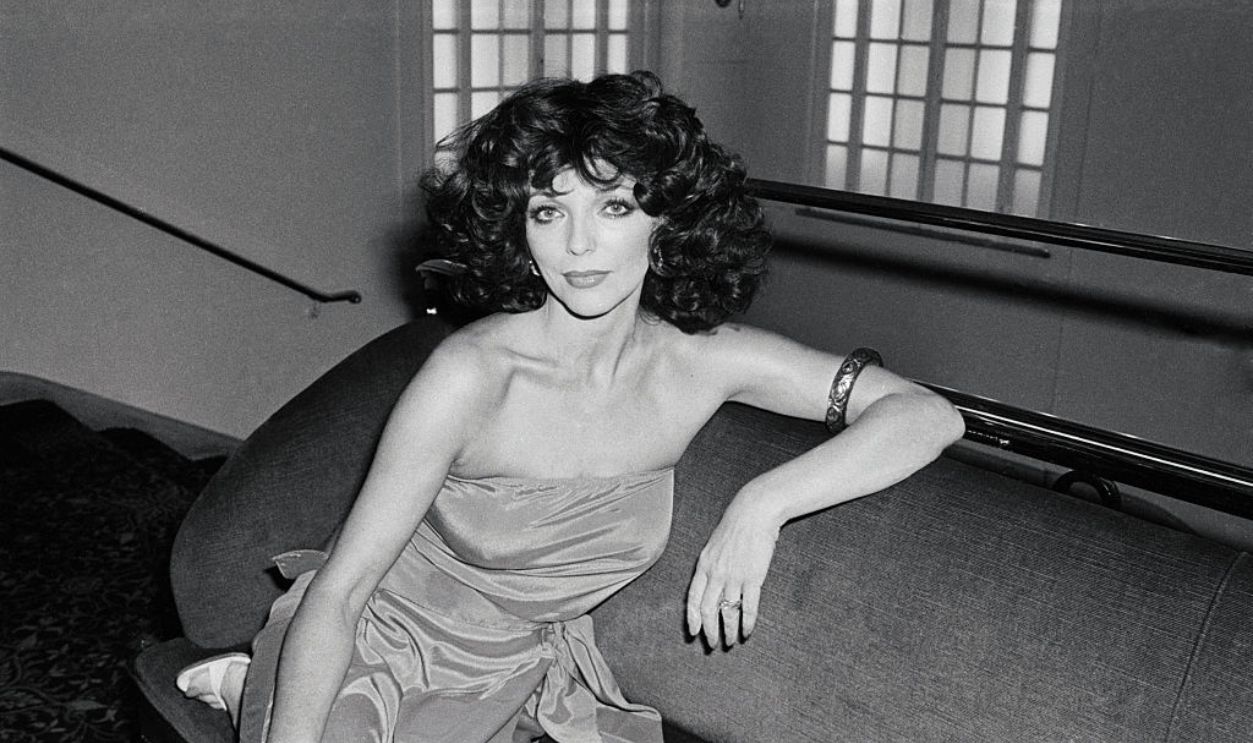Actress Joan Collins Playing in Bitch