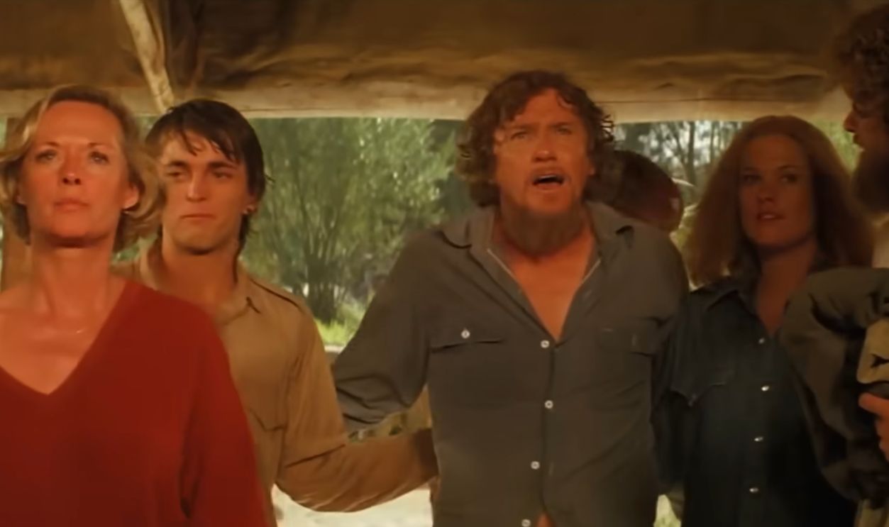 Screenshot from Roar (1981)