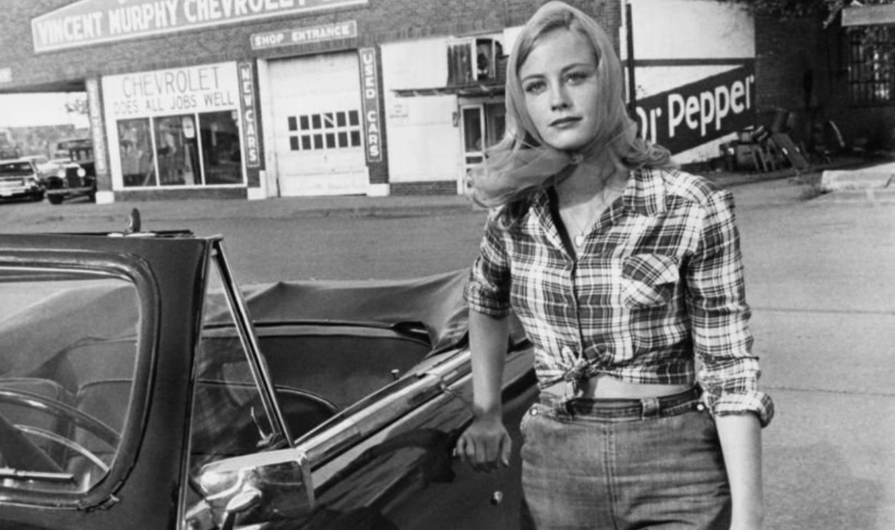 ARCHER CITY, TX - 1971: Actress Cybill Shepherd as Jacy Farrow in a scene from the Columbia Pictures movie 'The Last Picture Show ' in 1971 in Archer City, Texas. 