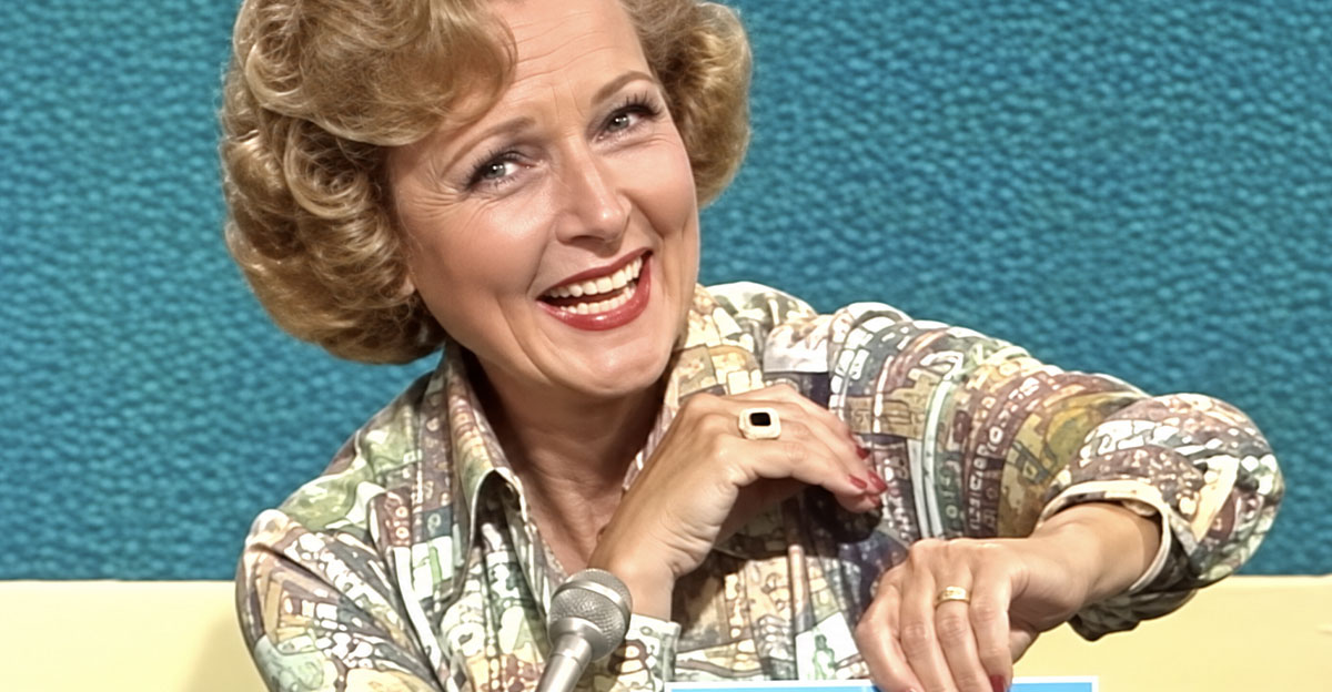 Betty White on a 1970s game show