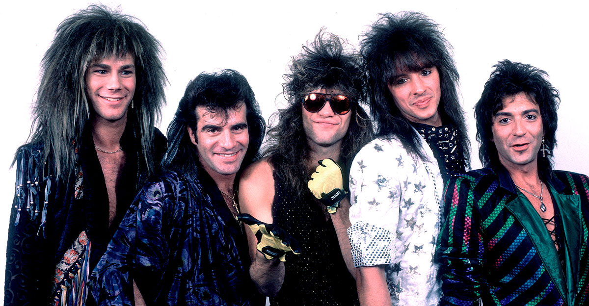 Portrait Of Bon Jovi in 1987