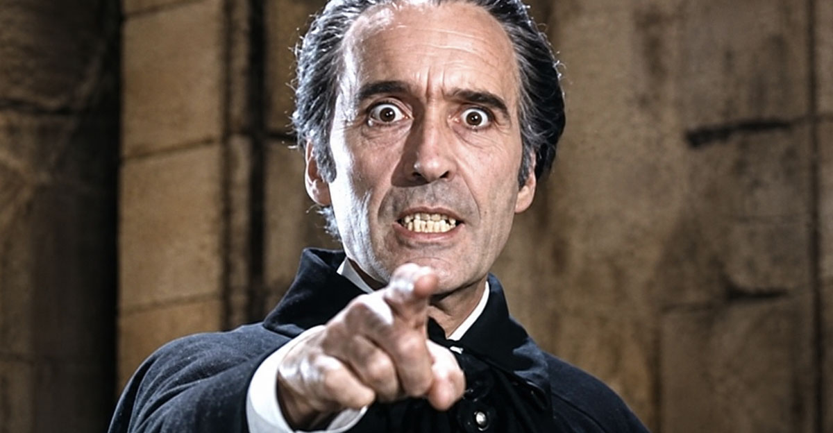 Christopher Lee as Dracula