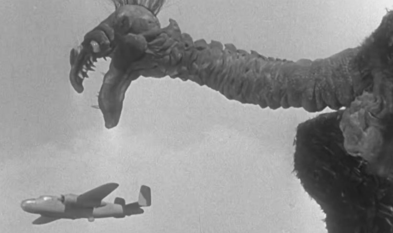 Screenshot from The Giant Claw, Columbia Pictures (1957)