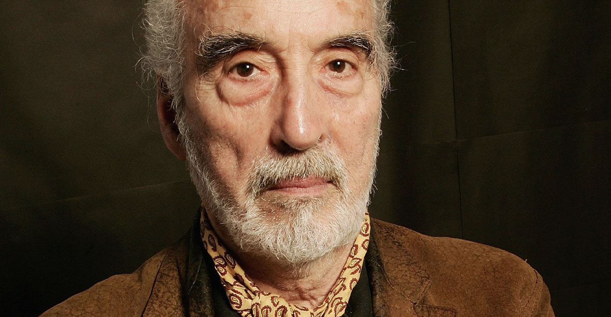 Christopher Lee portrait