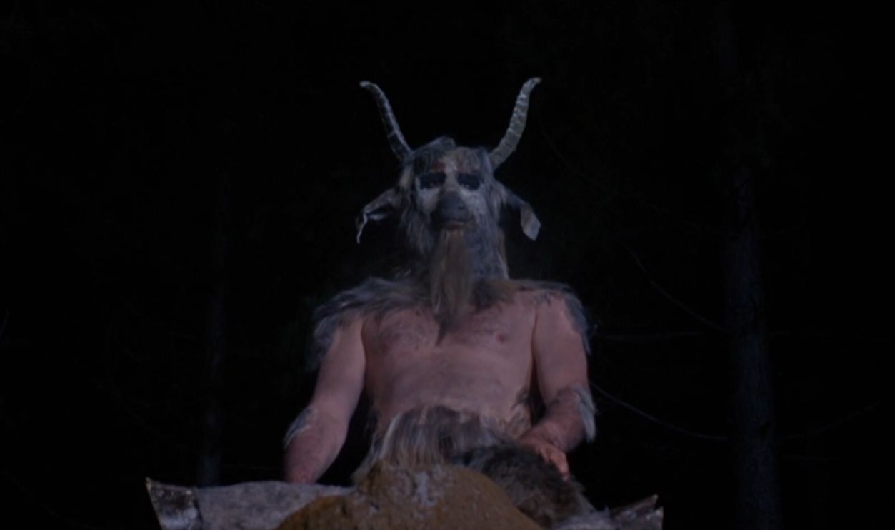 Screenshot from The Devil Rides Out (1968)