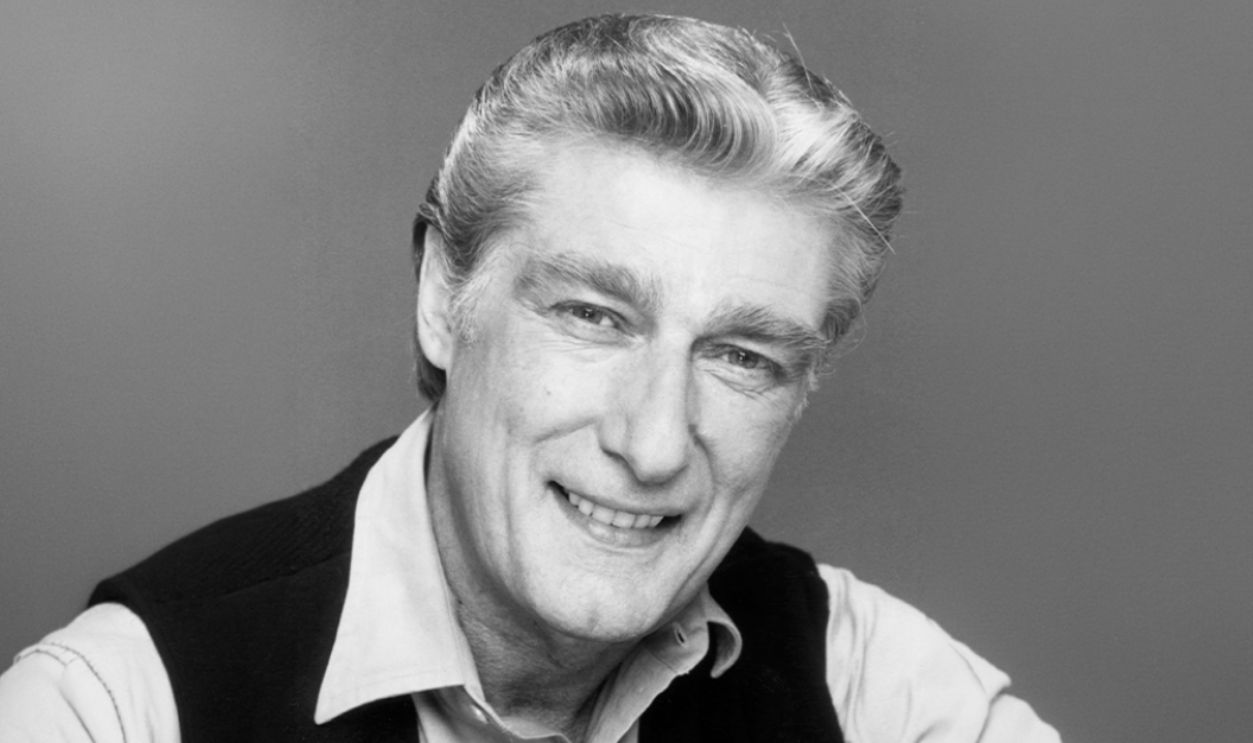 circa 1990: Headshot studio portrait of American actor Richard Mulligan (1932 - 2000). Mulligan starred in the television comedy series 'Soap' and 'Empty Nest.'
