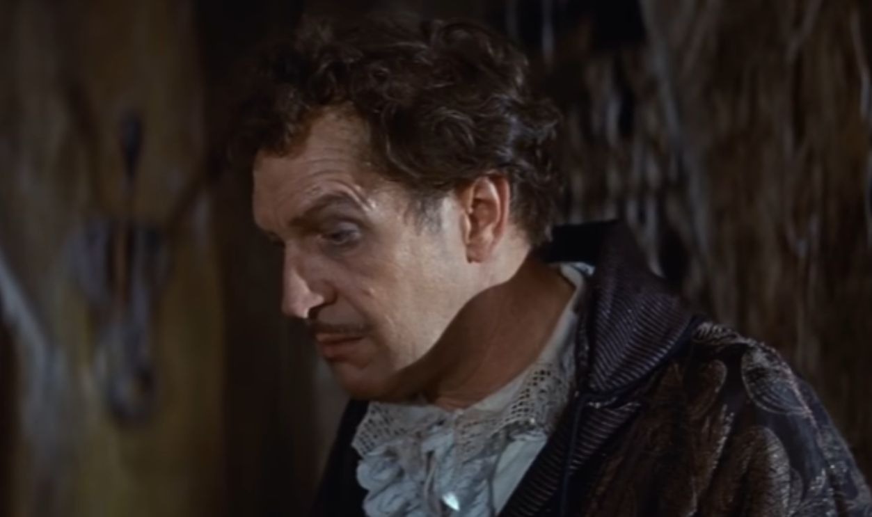 Screenshot from The Pit and the Pendulum (1961)