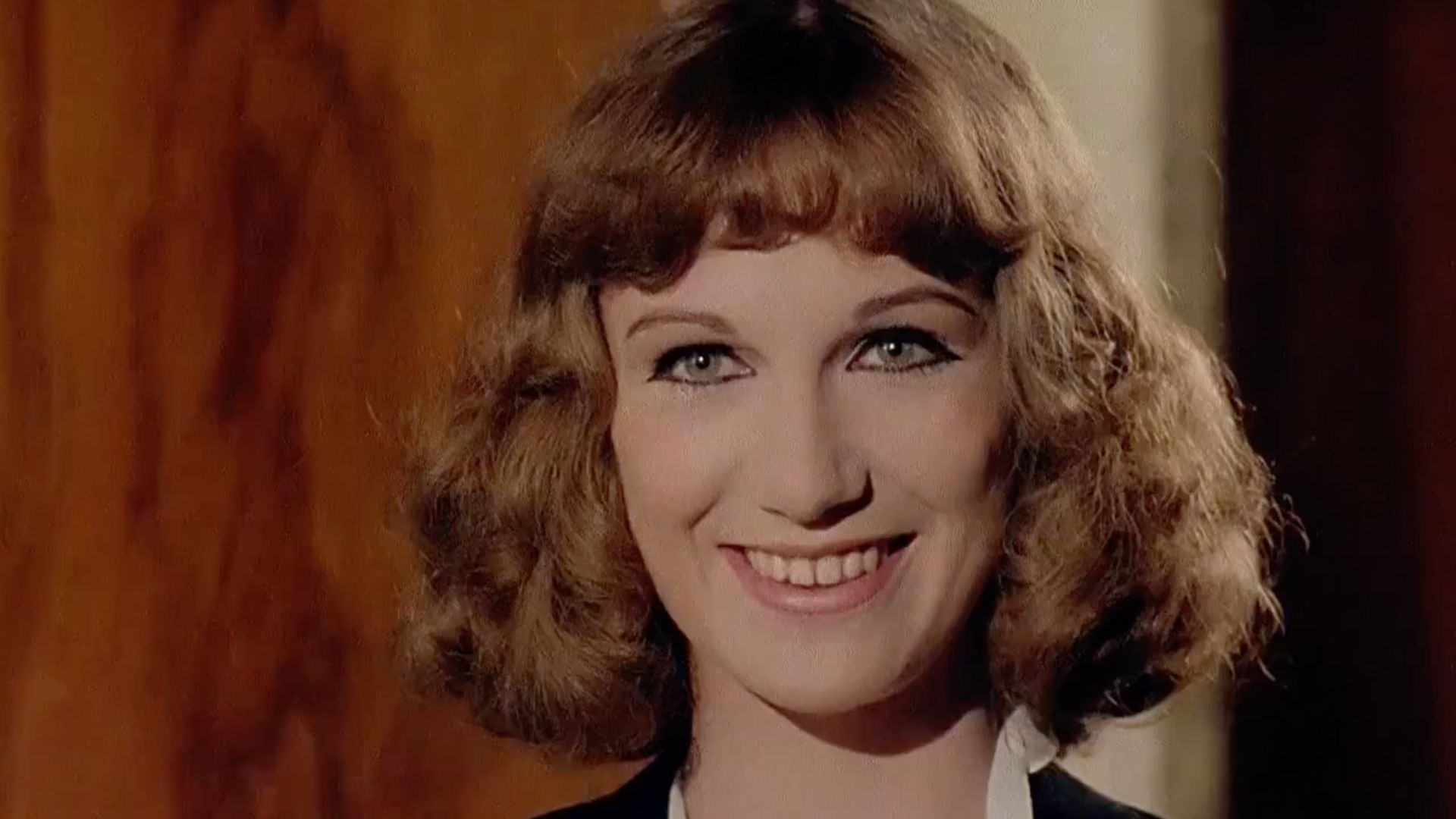 Daria Nicolodi in una scena del film italiano Profondo rosso (1975)