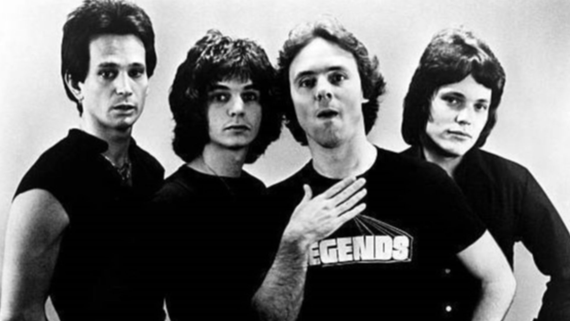 Promotional press photo of American rock band Montrose in 1976