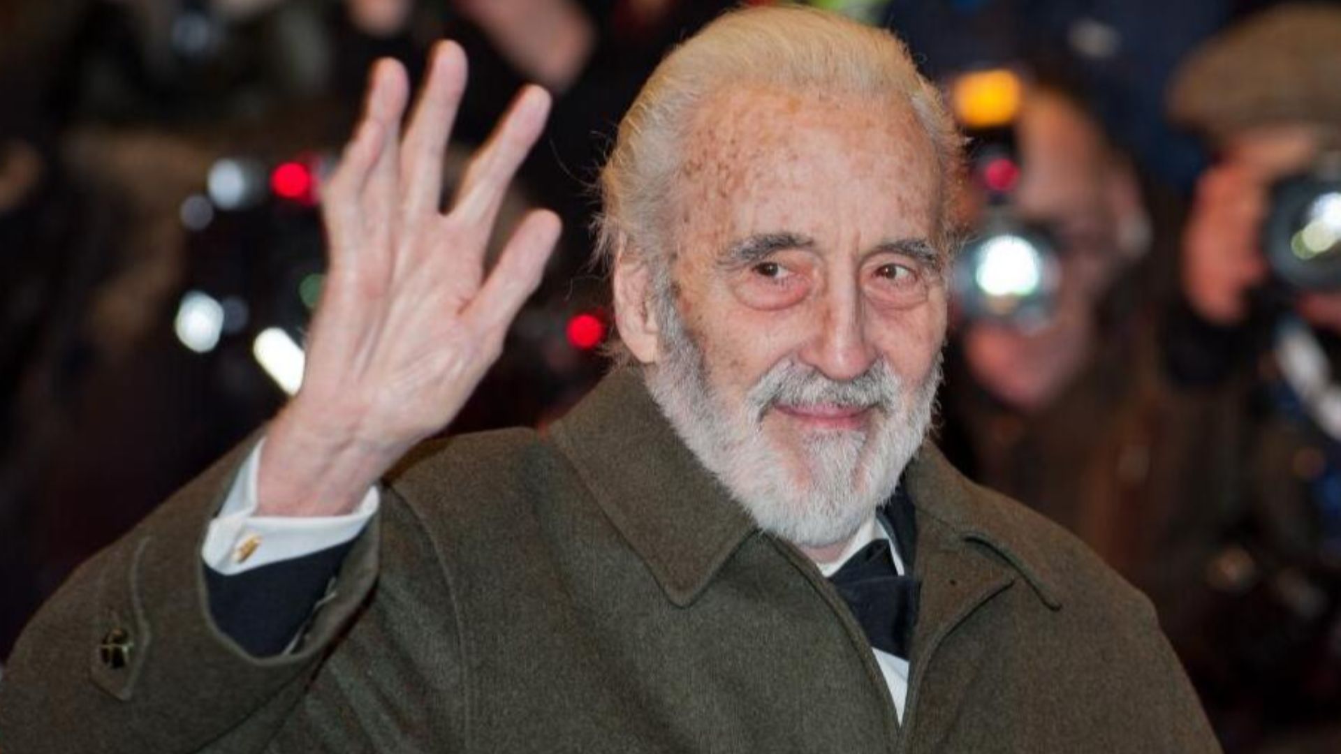 British actor Sir Christopher Lee, Opening of the 62nd Berlin International Film Festival