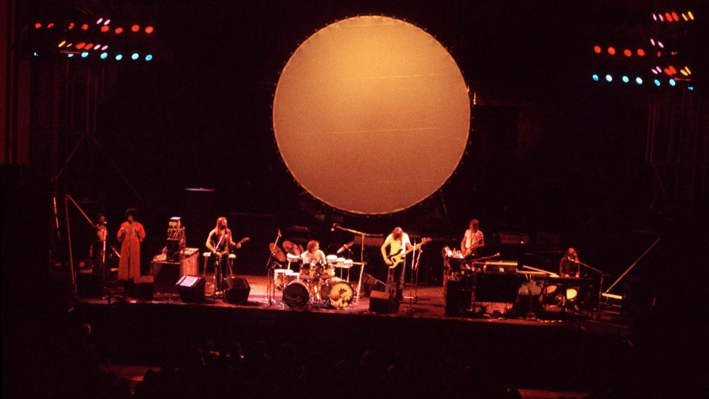 Pink Floyd performing  The Dark Side of the Moon