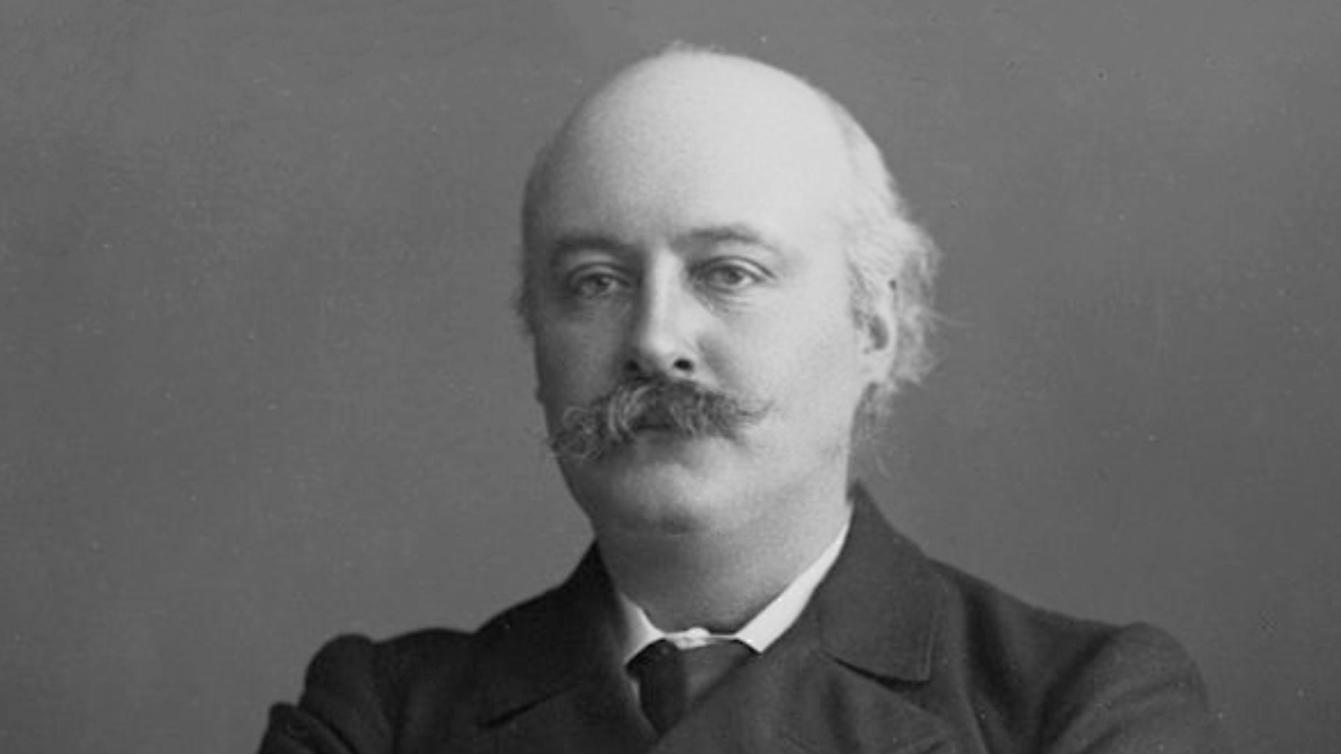 (Charles) Hubert (Hastings) Parry (1848-1918) English composer and Director of the Royal College of Music from 1894 until his death. From The Cabinet Portrait Gallery (London, 1890-1894)