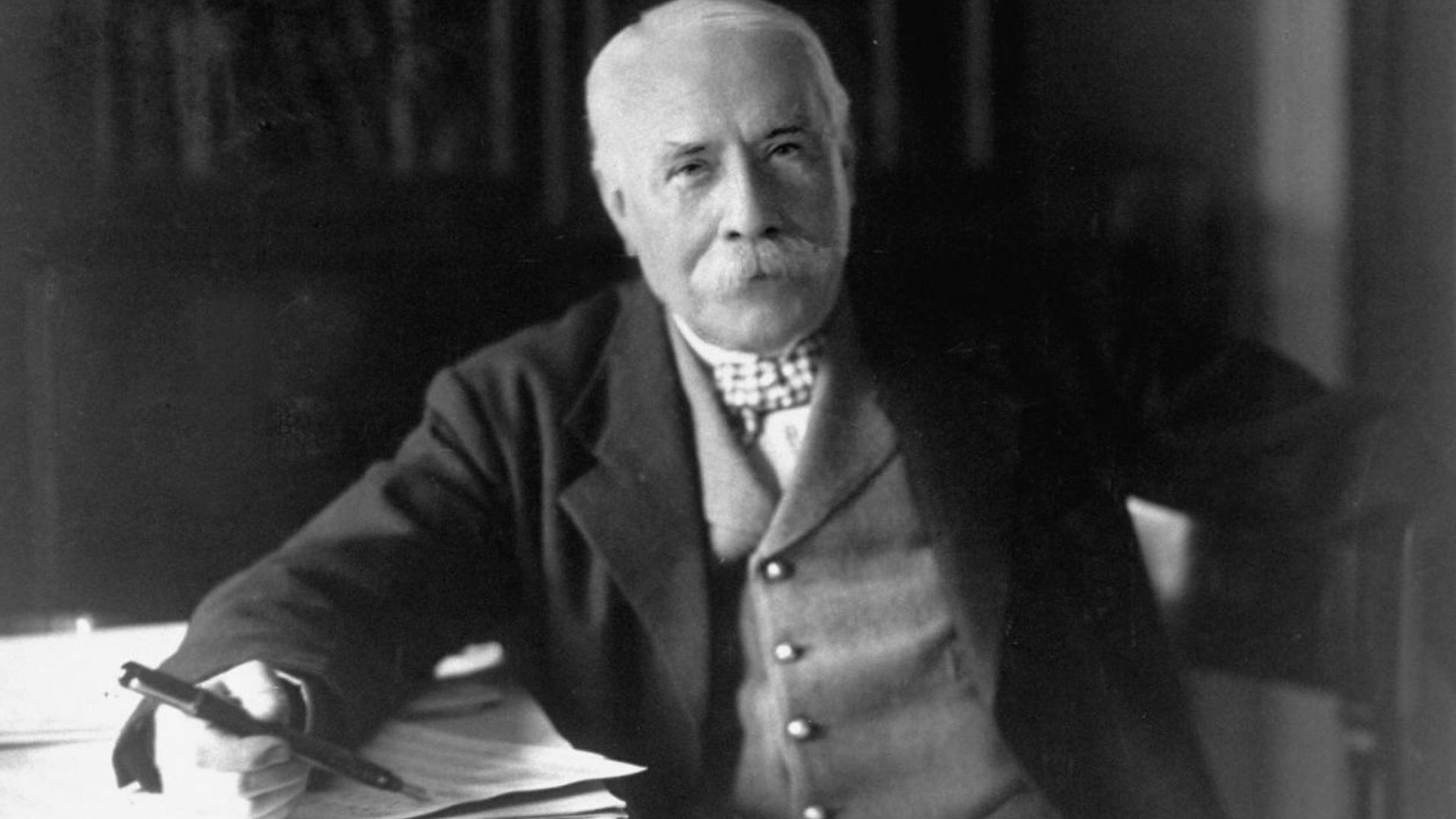 Edward Elgar, photographed in 1931 by Herbert Lambert. Lambert died in 1936