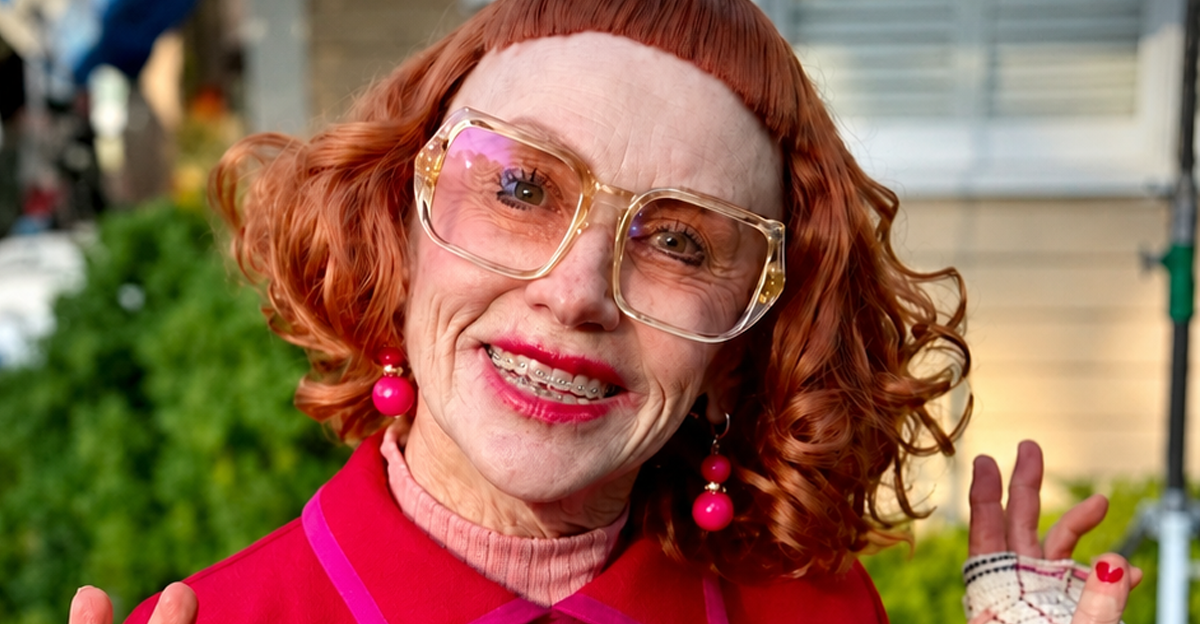 Screenshot of Amy Madigan as Aunt Gladys in Weapons (2025)