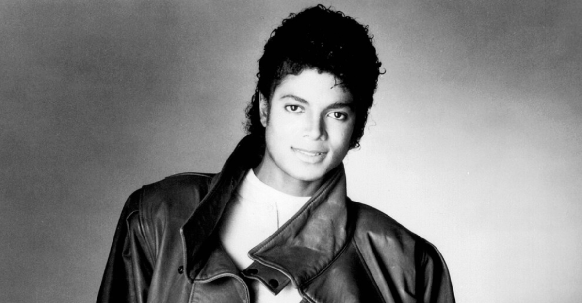Michael Jackson in a press photo dated to 1983.