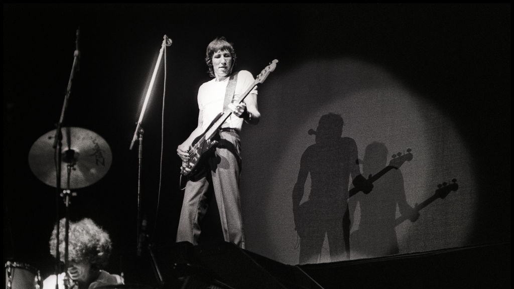Roger Waters performs on stage on his 'Pros and Cons of Hitch Hiking' solo tour