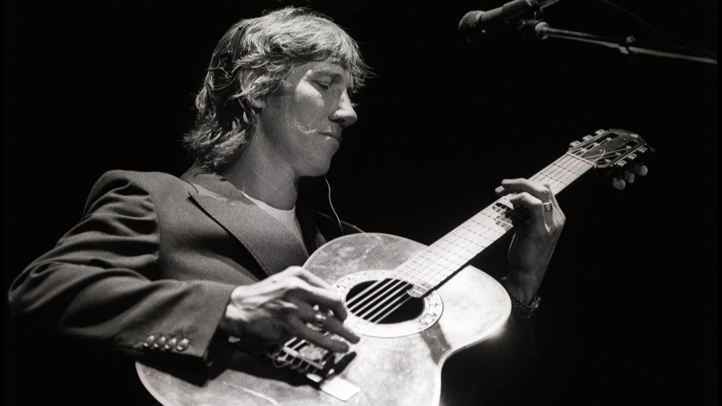 Roger Waters performs on stage on his 'Pros and Cons of Hitch Hiking