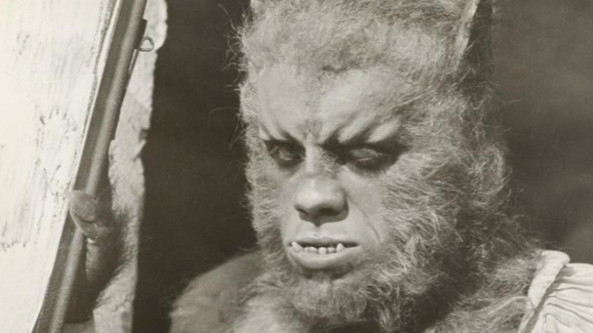 Fotografía del Hombre Lobo protagonista la película
