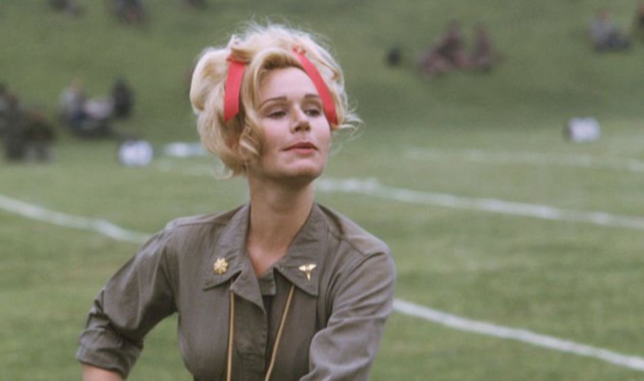 Sally Kellerman as 'Hot Lips' in scene from Robert Altman's 'M*A*S*H' 1970.