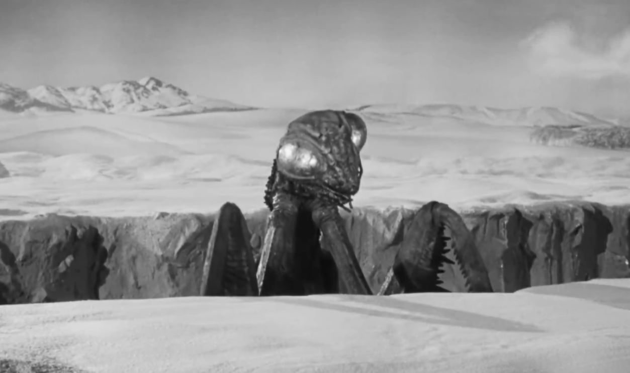 Screenshot from The Deadly Mantis, Universal-International Pictures (1957)