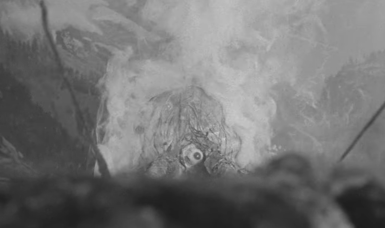 Screenshot from The Crawling Eye, Distributors Corporation of America (1958)
