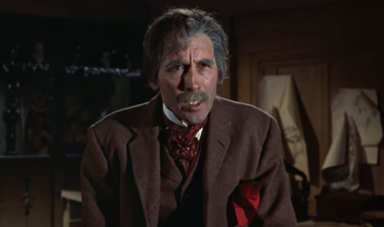 Screenshot from The Gorgon, British Lion-Columbia Distributors (1964)