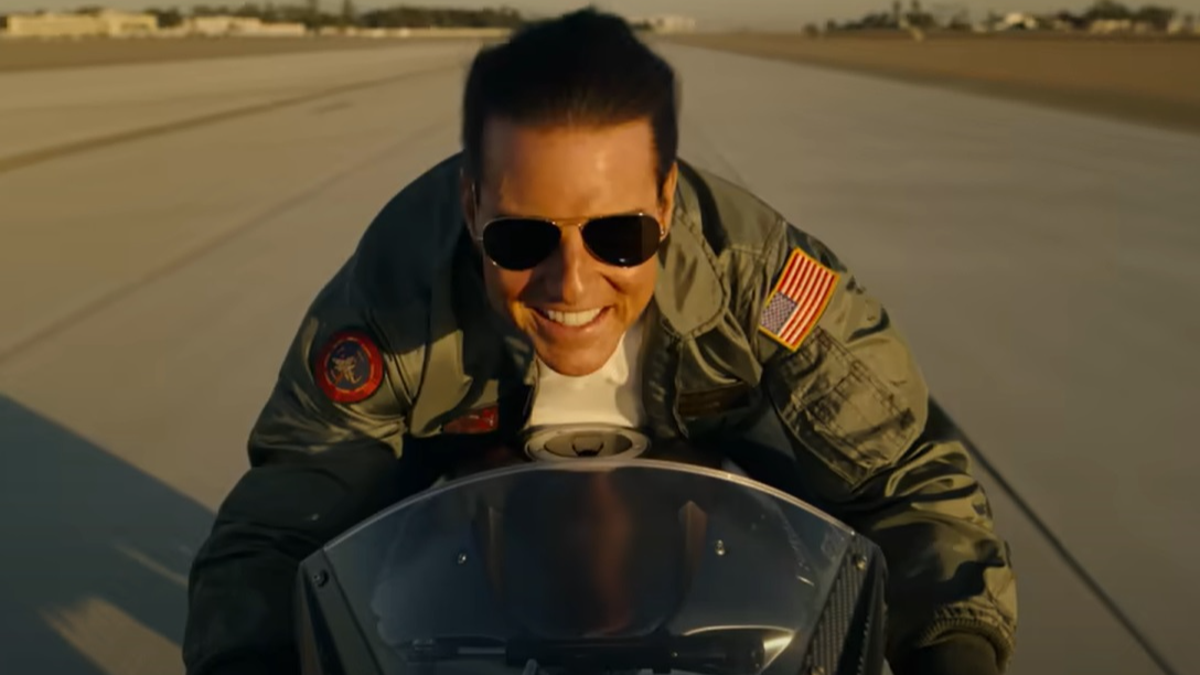 Screenshot from the movie Top Gun: Maverick (2022)