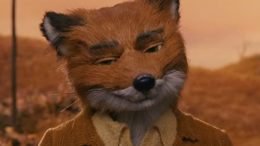 Screenshot from the animated film Fantastic Mr. Fox (2002)