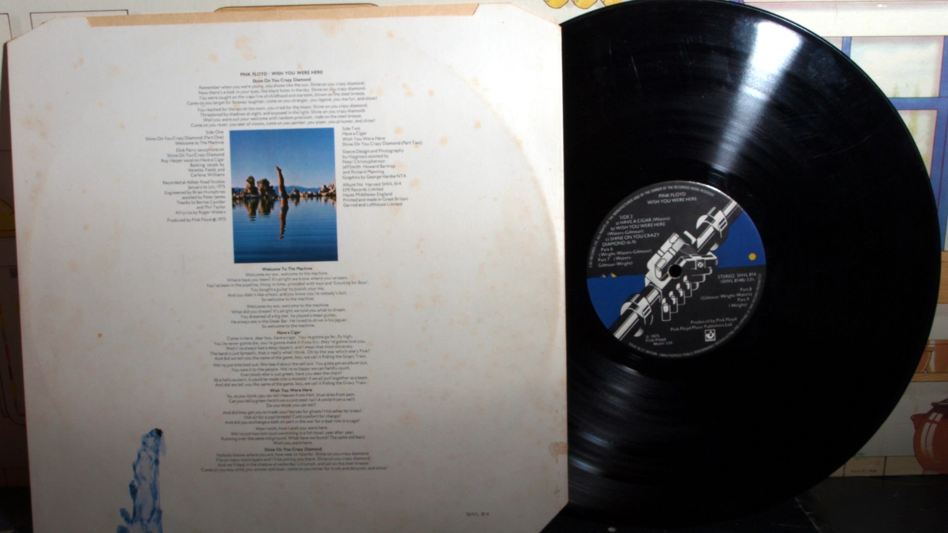 pink floyd, wish you were here,..