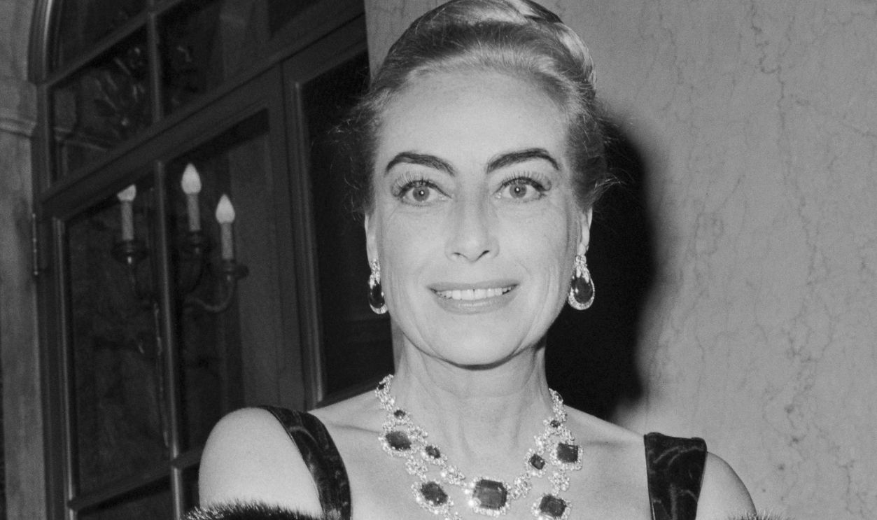 Actress Joan Crawford Posing in Formal Attire