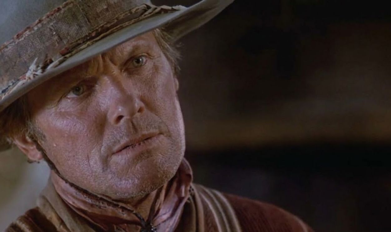 Screenshot from Lust in the Dust, Embassy Pictures (1985)