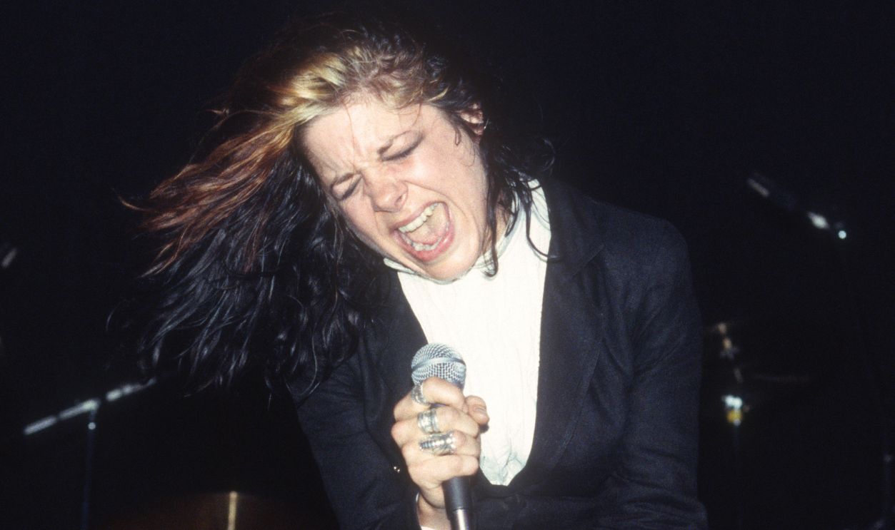 Concrete Blonde (Johnette Napolitano) performs at First Avenue nightclub in Minneapolis, Minnesota on February 3, 1994. 