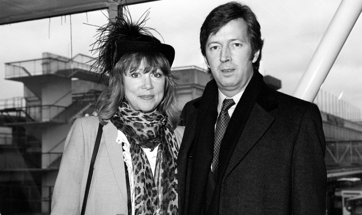 Eric Clapton and Patti Boyd - Heathrow Airport - London