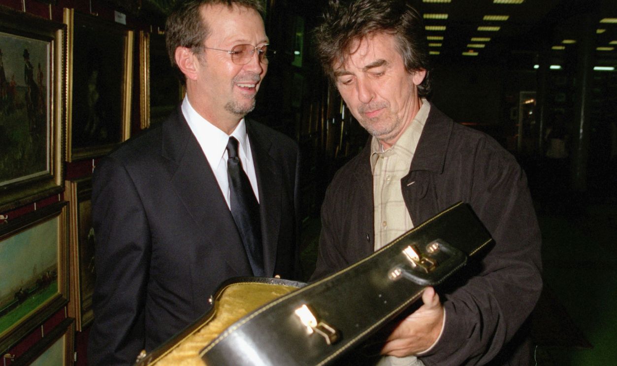 George Harrison And Eric Clapton