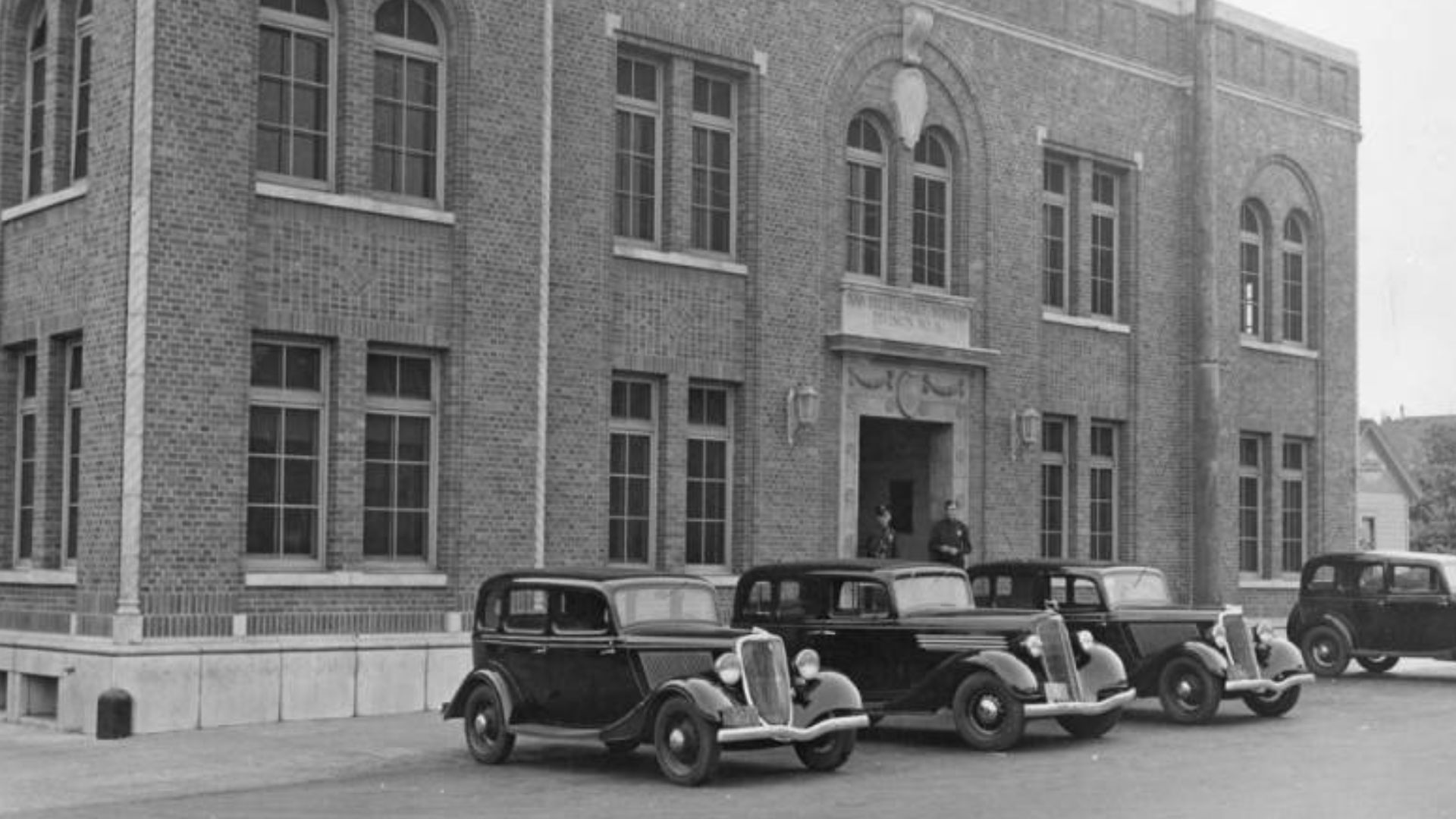 West L.A. Police Station at 1653 Purdue Ave. in West Los Angeles, October 1936