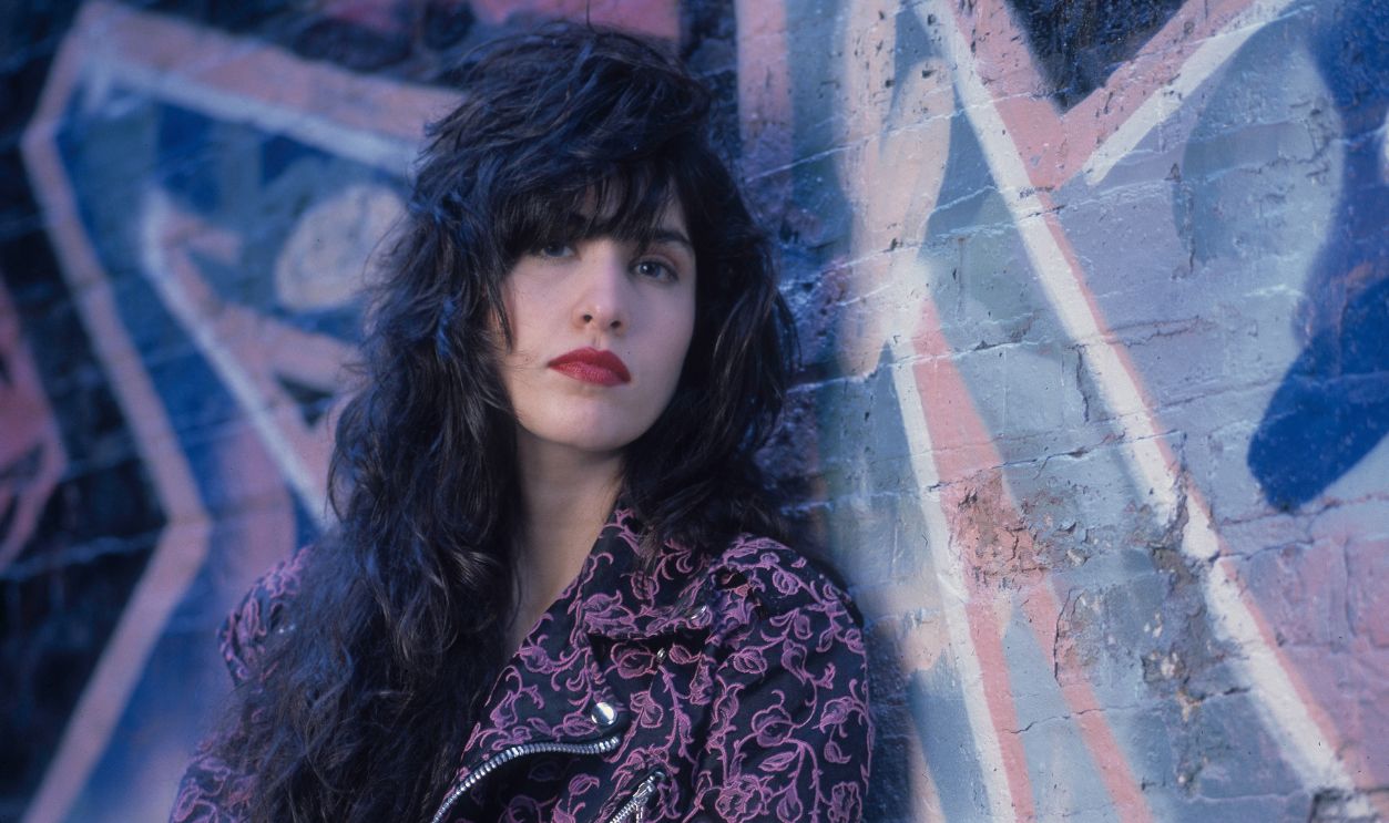 Portrait of Sandi Saraya of Saraya at the Vic Theater in Chicago, Illinois, August 12, 1991.