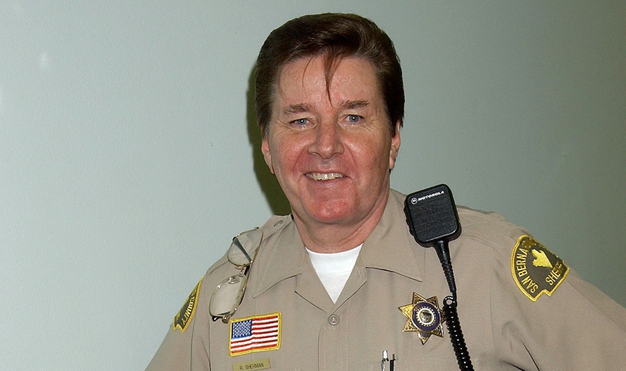Bobby Sherman, the 1970s teen heartthrob, who is now a San Bernardino County deputy sheriff.