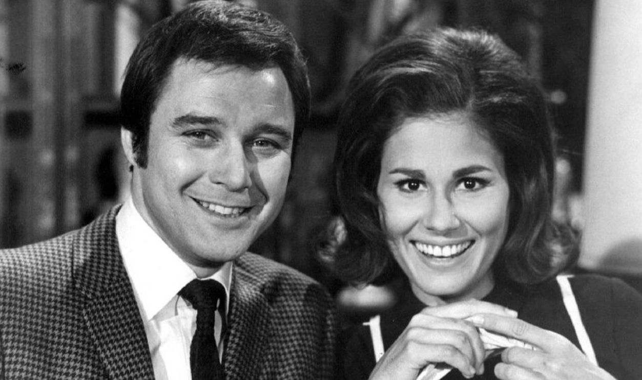 Photo of Michael Callan and Ann Prentiss from the made for television movie In Name Only. Prentiss is the sister of actress Paula Prentiss.